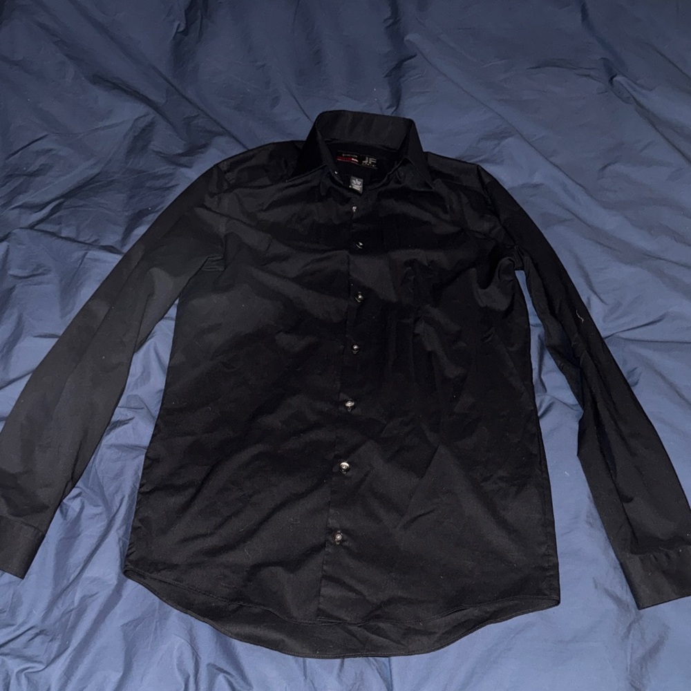 J. Ferrar Men’s Size Small Black Long Sleeve Button Up